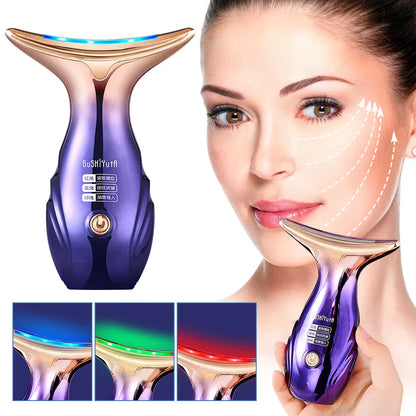 Microcurrent and LED Therapy for Face and Neck - Firming, Glow, Anti-Aging