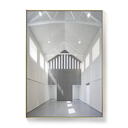 Fine Art Canvas Prints of Architectural Interiors for Modern Home Decor