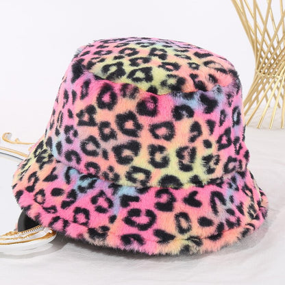 Soft Plush Winter Hat – Warm Unisex Bucket Cap for Cold Days