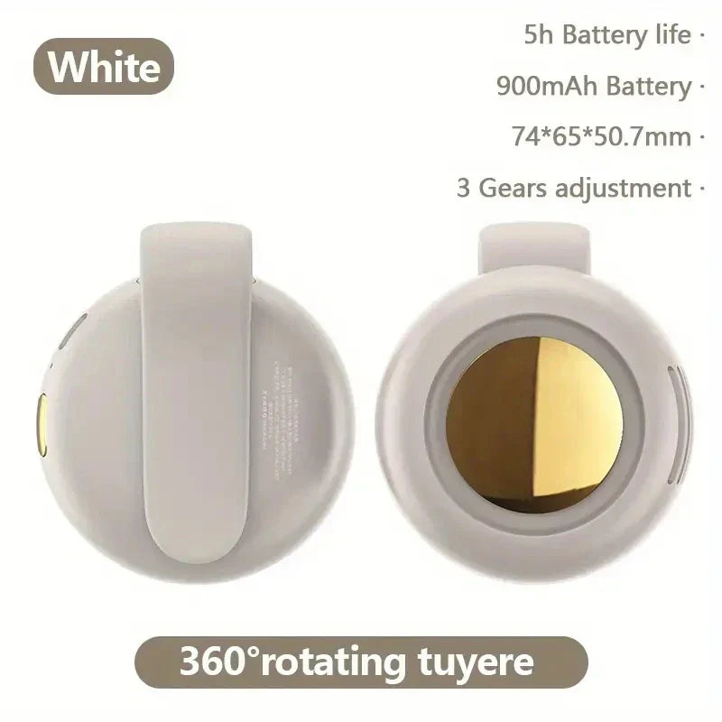 Portable 360° Rotating Mini Fan - Stylish for Kids and Travel