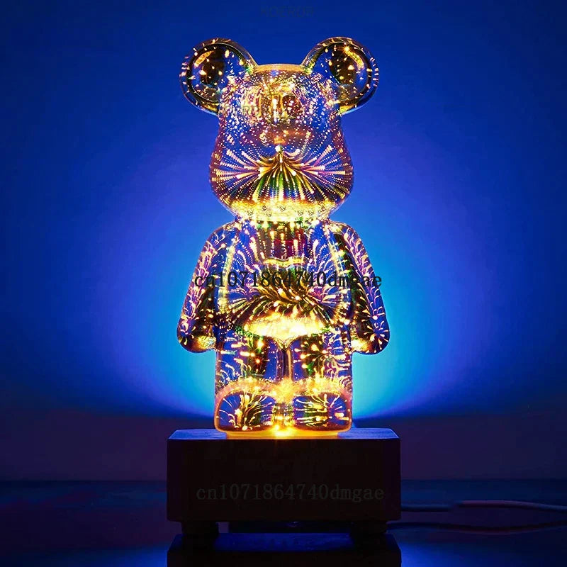 3D Colorful GlowBear - Stunning 3D Firework Effect