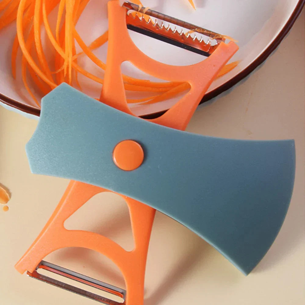 Dual-Action Peeler for Fruits and Vegetables - Slice with Ease
