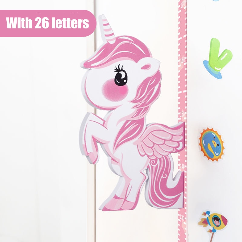 Whimsical Growth Tracker for Kids | Fun Height Measuring Wall Decal