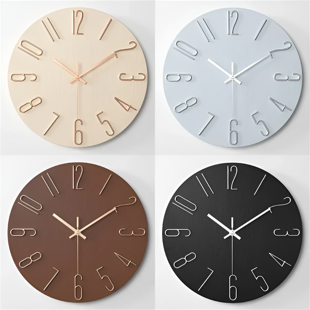Stylish 3D Clock – Elevate Your Space with Elegance