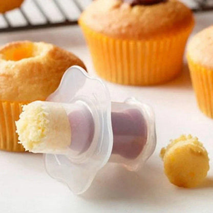 Cupcake Cutter and Core Remover | 5.3 × 5.3 × 6 cm | Designed for Muffins & Decoration