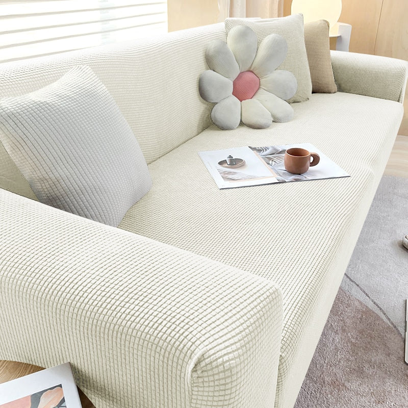 Elastic Sofa Protector Cover – Fits Corner and Standard Sofas