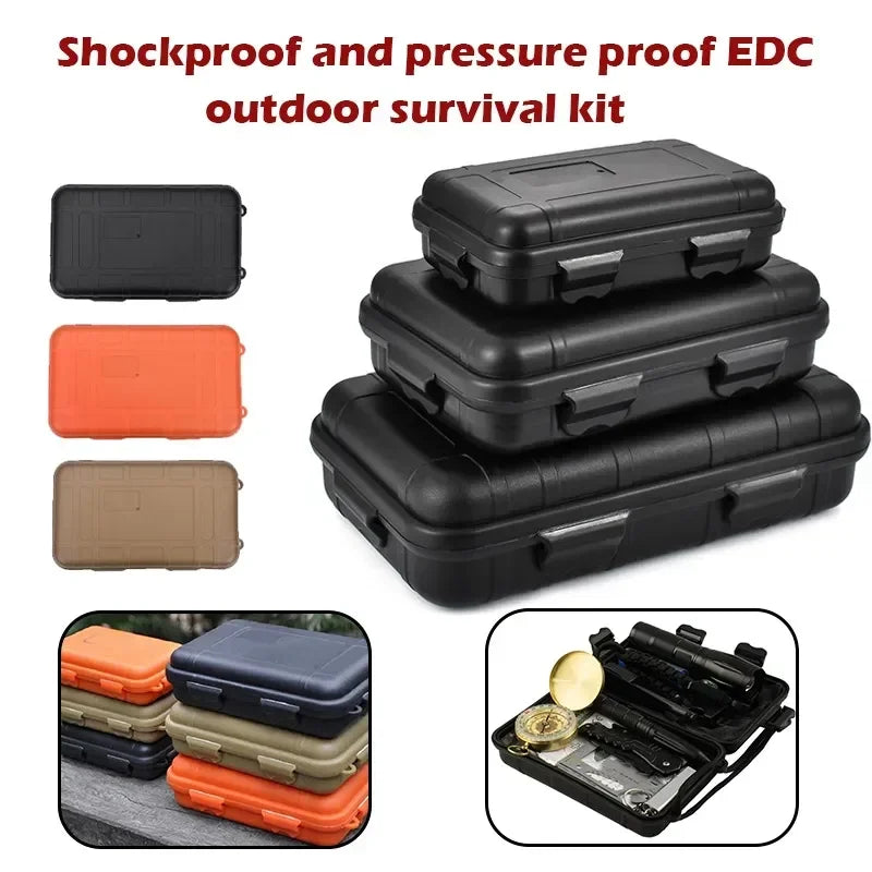 Compact Waterproof Outdoor Storage Box – Shockproof & Floatable