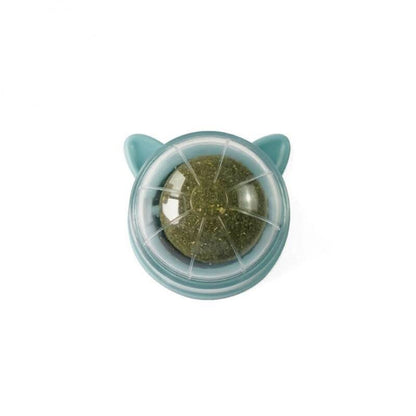 Catnip Toy for Cats – Rotating Ball & Mint for Dental Health