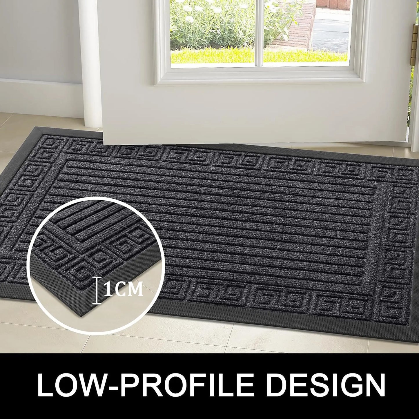 Low-Profile Non-Slip Indoor Door Mat