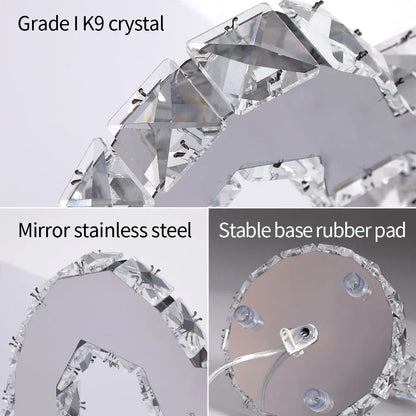 Contemporary Crystal Table Lamp for Ambient Lighting