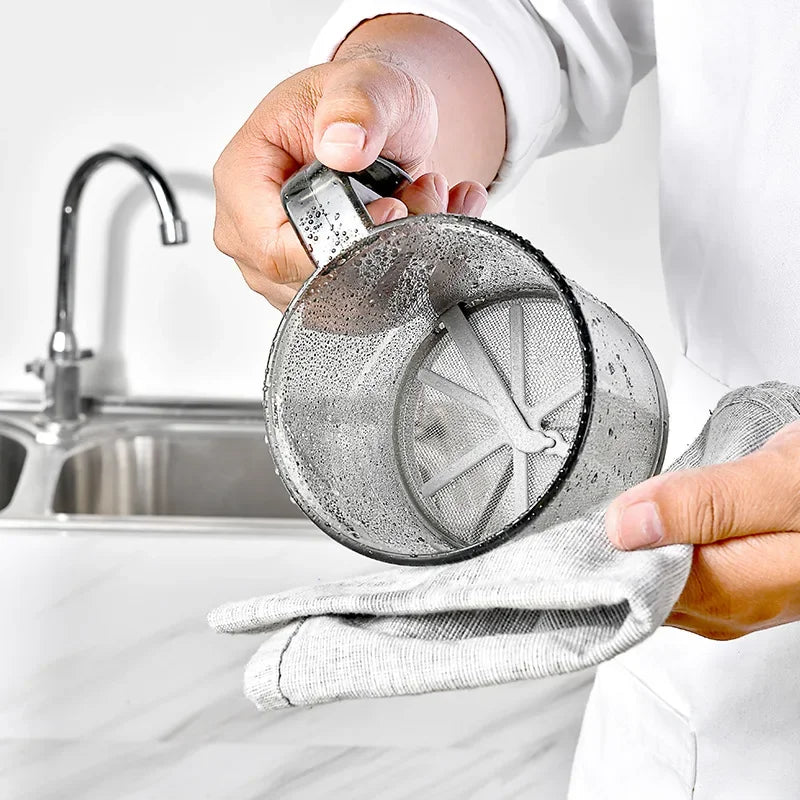 Flour Sifter with One-Hand Operation | Fine Mesh | BPA-Free | 250ml for Flour & Powdered Sugar