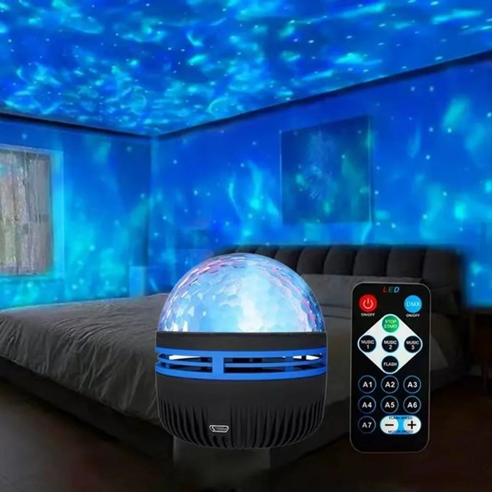Galaxy Projector Light with 360° Rotation and USB Connectivity