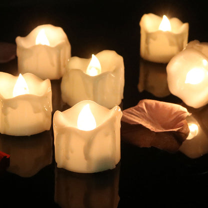 Indoor Flameless Candles with Flickering Effect for Contemporary Lighting
