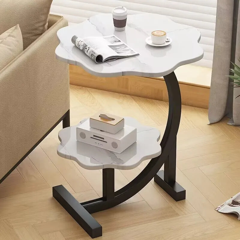 Luxury Two-Layer Adjustable Mini Side Table
