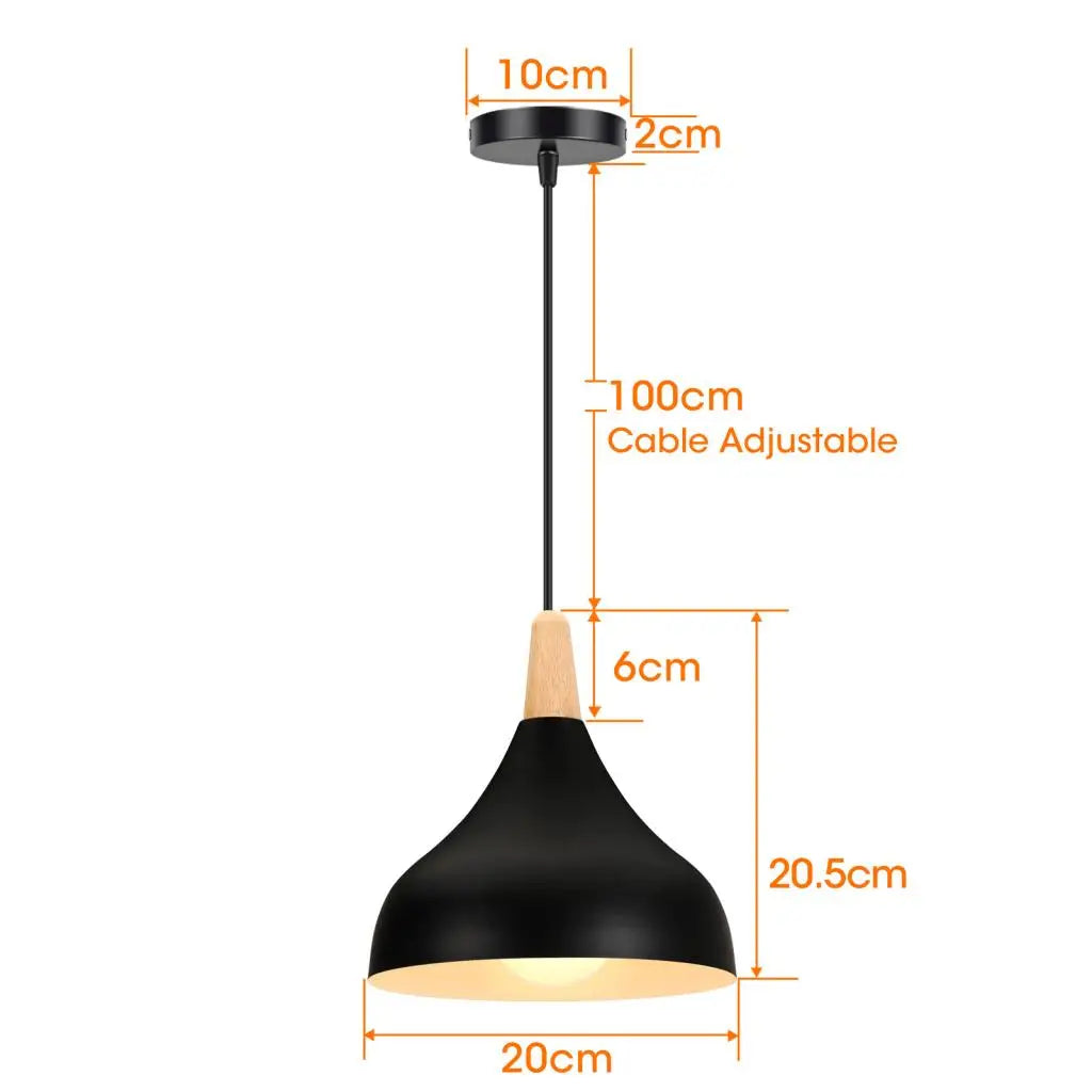 Retro Industrial Ceiling Lamp – 1/3 Heads Pendant Light Fixture