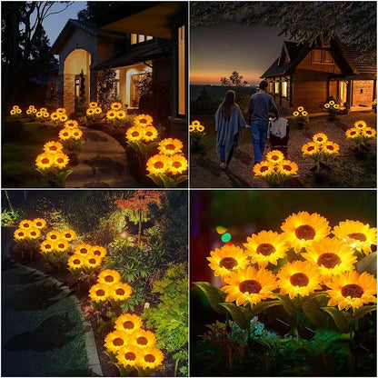 Outdoor Solar Sunflower Lights – GardenGlow [Last Day Discount]