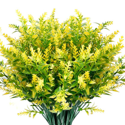 Artificial Lavender Plant Set | 12 Lavender Stems | Low Maintenance & Realistic Look | Ideal for Decor & Events