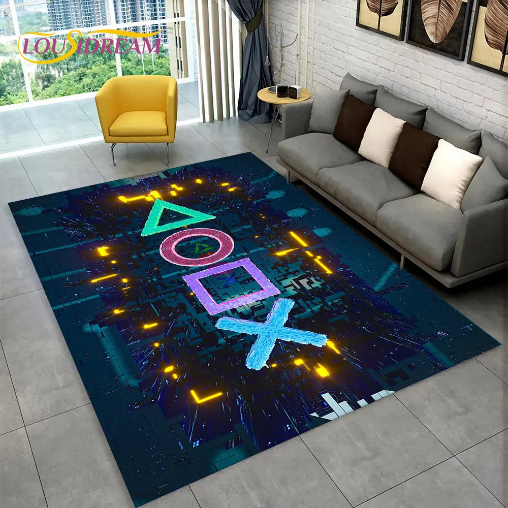 3D Soft Playmat for Kids and Gamers – Gamepad Floor Mat