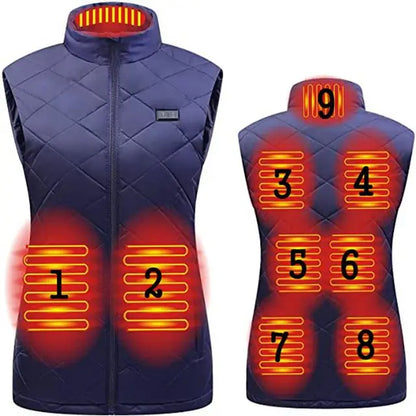Women's Heated Vest with Infrared Technology | USB Heating | Lightweight & Temperature Regulating | Ideal for Fall and Winter