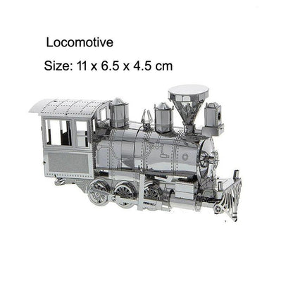 3D Metal Puzzle Set of Global Landmarks: Build and Discover Famous Structures