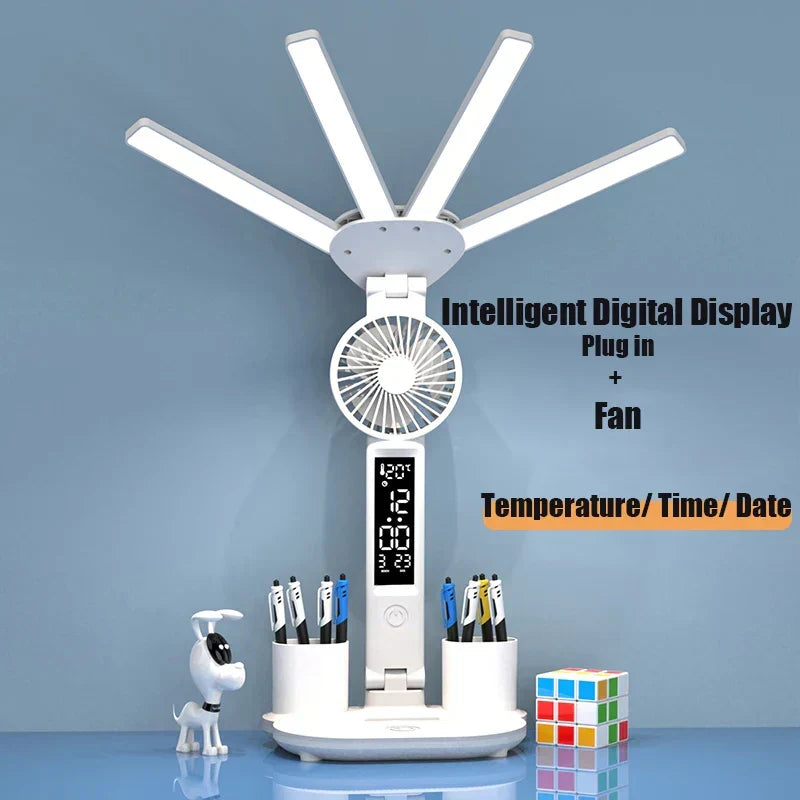 Smart Table Lamp with Four Heads – 3-in-1 Multifunctional Design