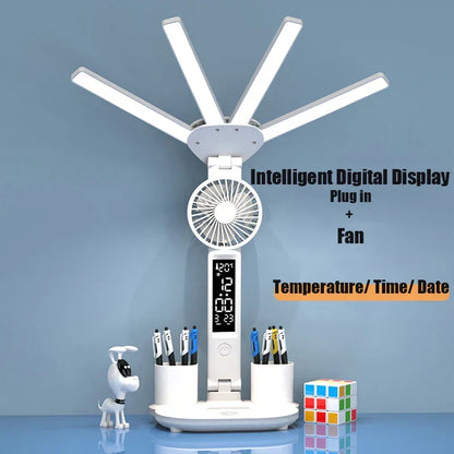 Smart Table Lamp with Four Heads – 3-in-1 Multifunctional Design