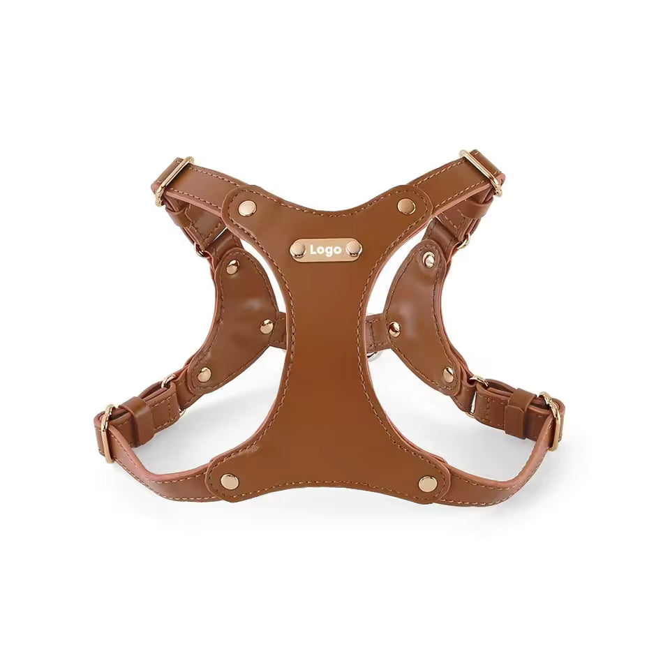 Customizable Leather Dog Harness for Ultimate Comfort