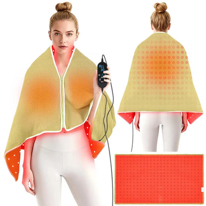 Infrared Heating Blanket for Full Body Light Therapy and Relaxation