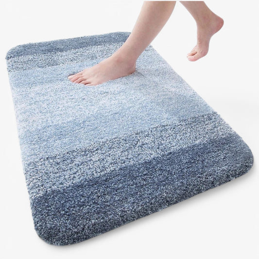 Soft Microfiber Bath Mat with Non-Slip Design for All Bathrooms