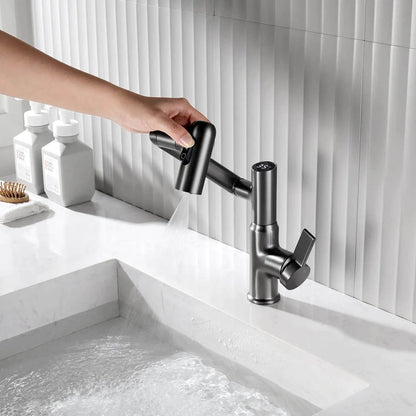 Smart Flow Meter with Temperature Display for Faucets