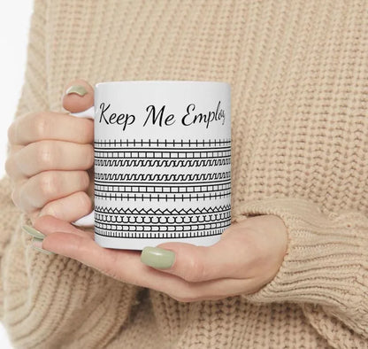 Undercover Attitude Mug with Censored Design