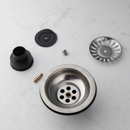 Stainless Steel Sink Strainer with Odor Filter – Pop-Up Stopper & Blockage Prevention Basket