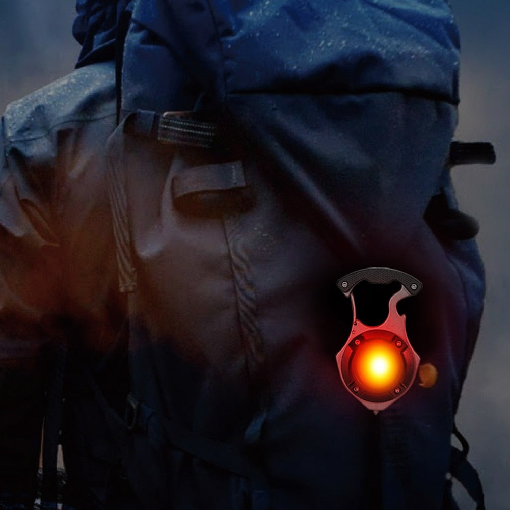 7-in-1 Keychain Camping Lamp for Survival Use
