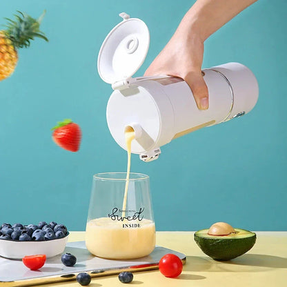 Portable Smoothie Blender with 12-Blade Power | 2-in-1 Mix & Sip | Ideal for Fitness, Travel & Daily Use