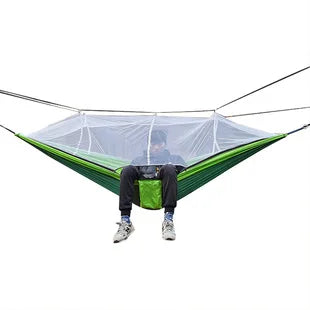 Outdoor Hammock with Mosquito Net and Quick Closure – 200 kg Capacity