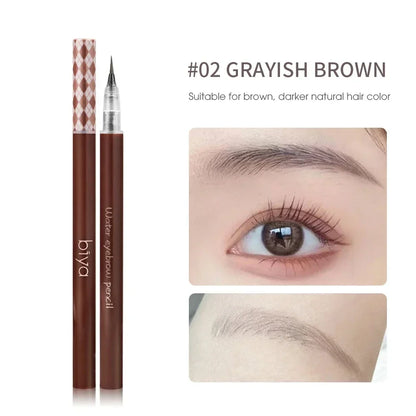 Waterproof Liquid Eyebrow Pencil - 0.01MM Ultra Thin Tip, Sweatproof, 1PC