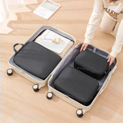 Travel Compression Packing Cubes Set | 3 Sizes | Waterproof & Lightweight