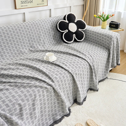 Reversible Large Sofa Throw Blanket | Scratch-Resistant & Easy Care