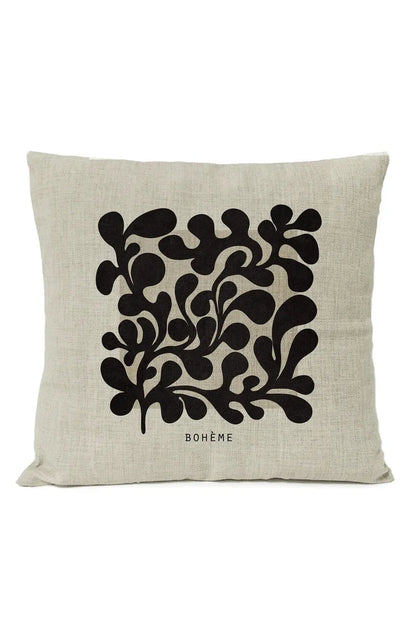 Geometric Black Pillow Cover