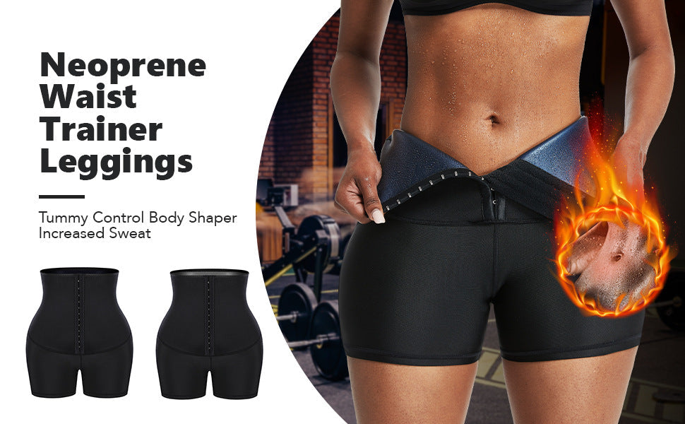 HeatWave Slimming Workout Shorts for Enhanced Sweat