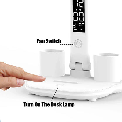 Smart Table Lamp with Four Heads – 3-in-1 Multifunctional Design