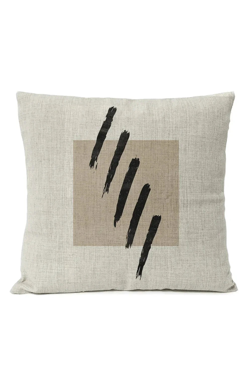 Geometric Black Pillow Cover