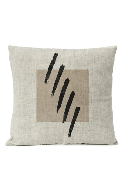 Geometric Black Pillow Cover