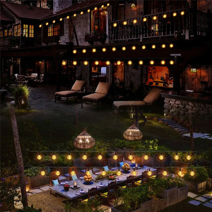 30ft Solar Fairy Lights for Garden and Patio Decoration