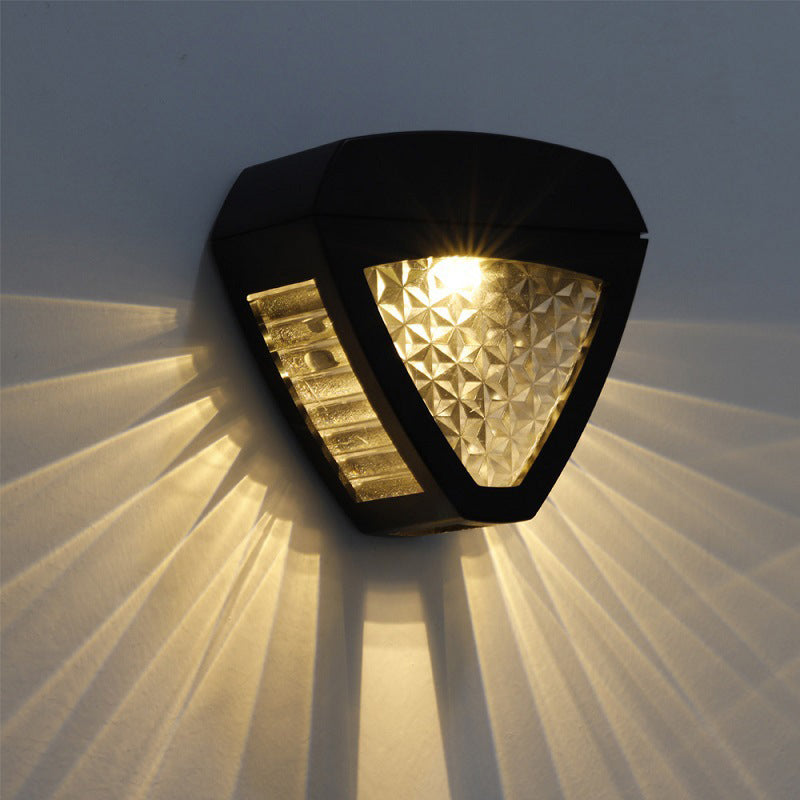 Solar Wall Light with Egyptian Design
