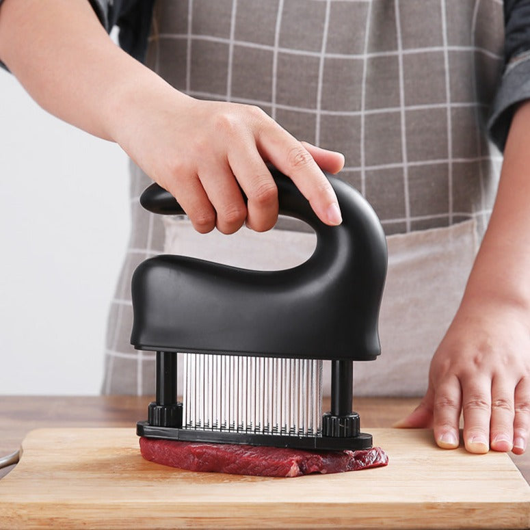 Meat Tenderizer with 48 Blades – Stainless Steel Meat Pounder