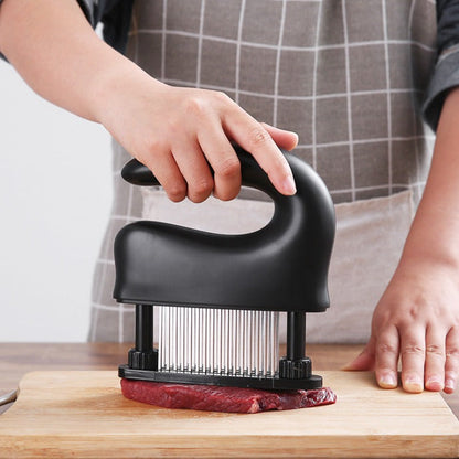 Meat Tenderizer with 48 Blades – Stainless Steel Meat Pounder