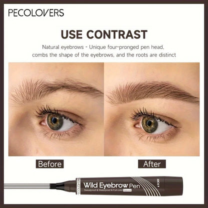 Precision Brow Pen - Waterproof with 4-Prong Technology - 6 Colors Available