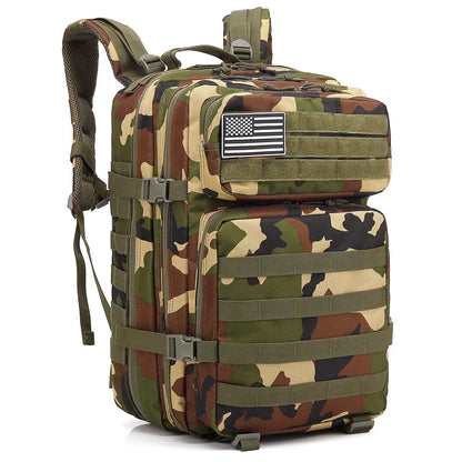 45L Camo Tactical Backpack for Military Use