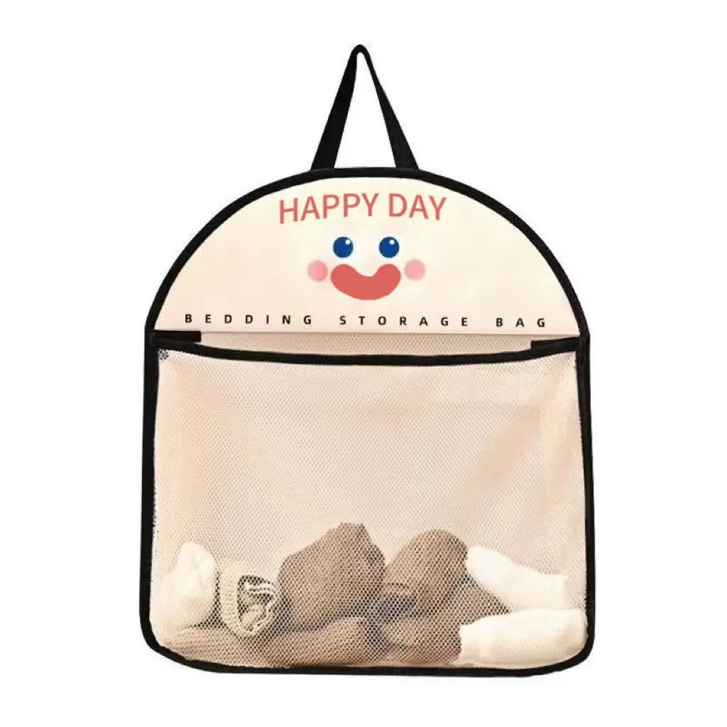 Hanging Wall Storage Bag | Mesh Organizer for Socks and Underwear | Door and Closet Mount